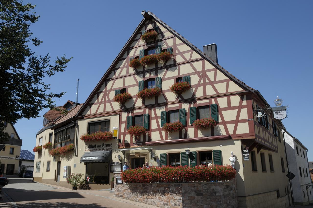 Gasthof Zur Krone Mitteleschenbach Exterior foto